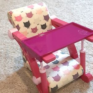 Clip on chair for 18 inch dolls